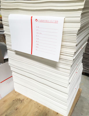 Factory Supplier Printing White Coated 400G Board Duplex Paper With Grey Back
