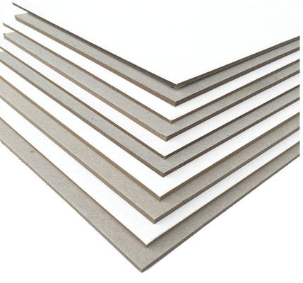 Industrial Use Moisture Proof Single Side Coated Grey Back Duplex Board Paperboard