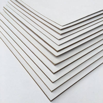 Customized Duplex Board Paper with 170~500 GSM and 0.2mm~0.54mm Thickness Anti-Curl for Packaging