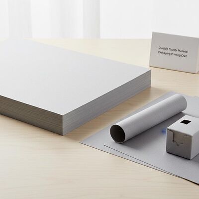 Uncoated Gray Paperboard Single Side Coating Durable Sturdy Material Ideal for Packaging Printing and Craft Applications