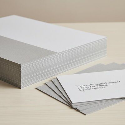Sheets Grey Paper board Single Side Coating Packaging Option Offering Strength and Surface Ideal for Custom Printing Requirements